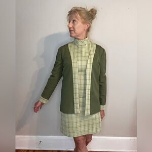 Vintage 2 Pc dress& jacket